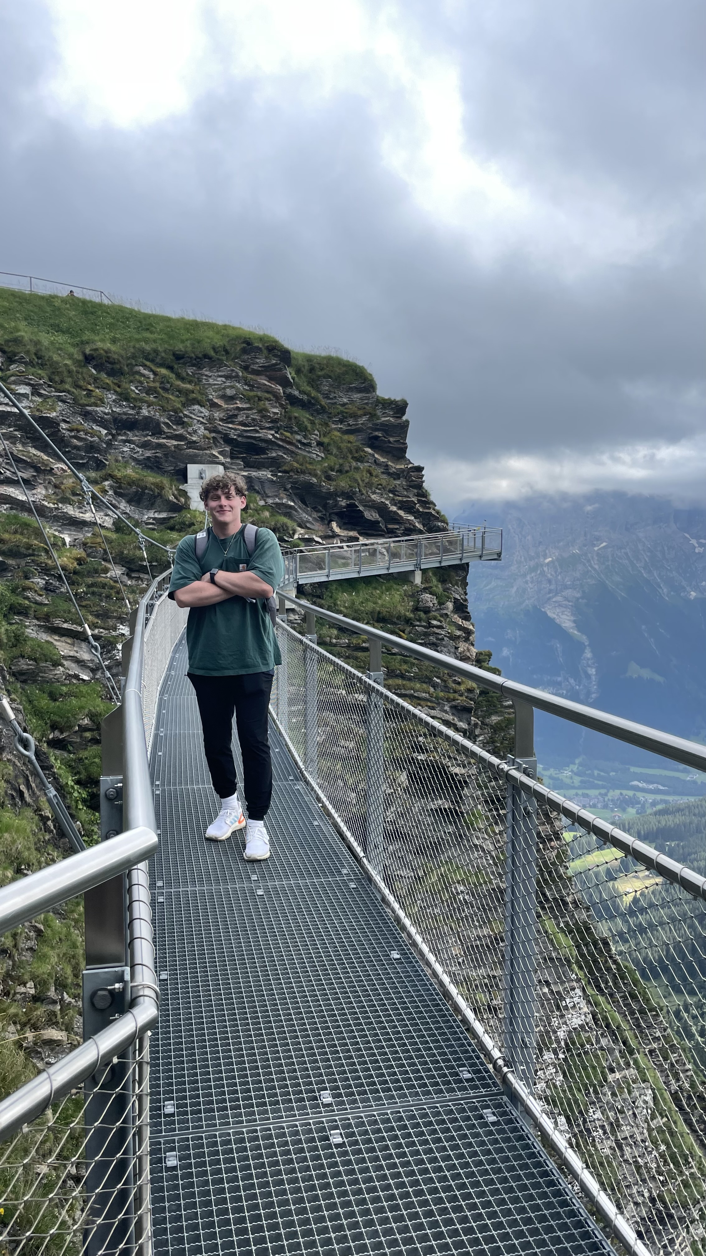 Michael Walczuk on a mountain trail